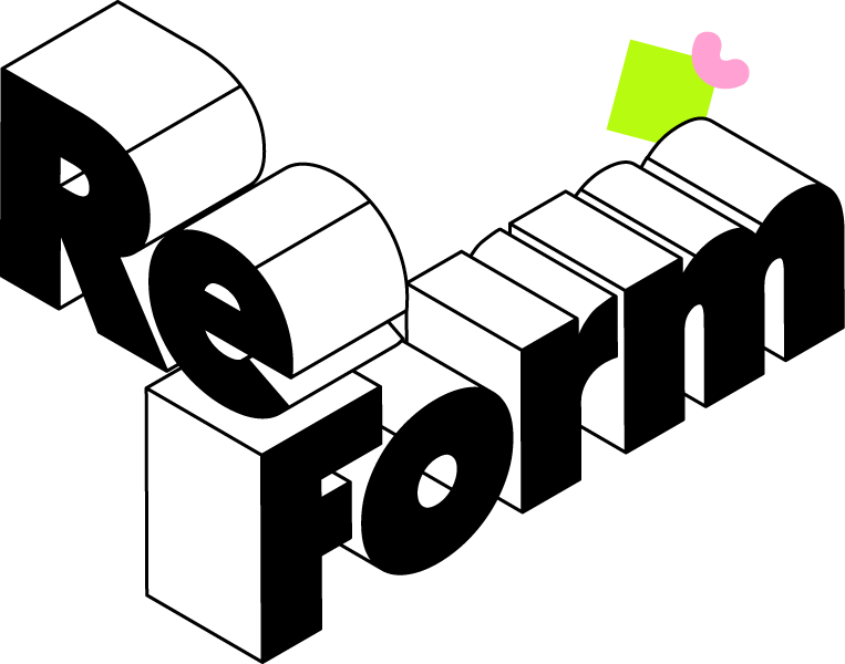 Logo ReForm en 3D